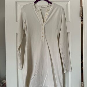 Reformation Cream Long Sleeve Top